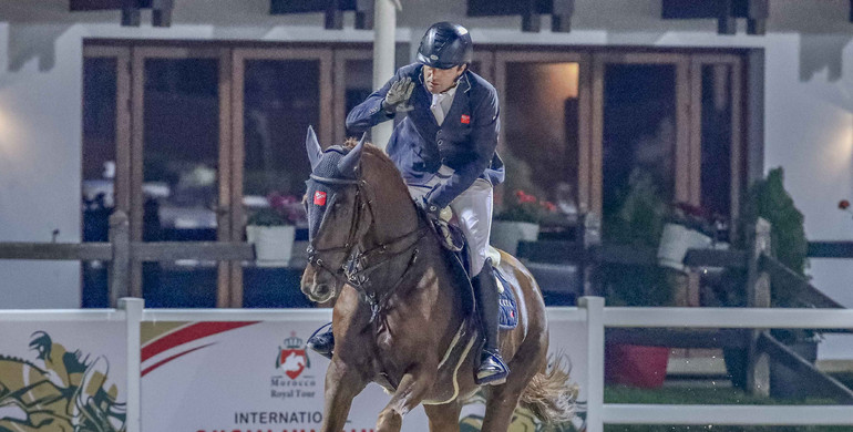 Olivier Perreau and Bresil de Carnaval best in Saturday's CSIO4*-W 1.45m Prix Maroc Telecom in Rabat
