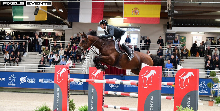 Julien Epaillard and Caracole de La Roque best in the CSI4* 1.50m Prix France Etalons at Jumping International St-Lô
