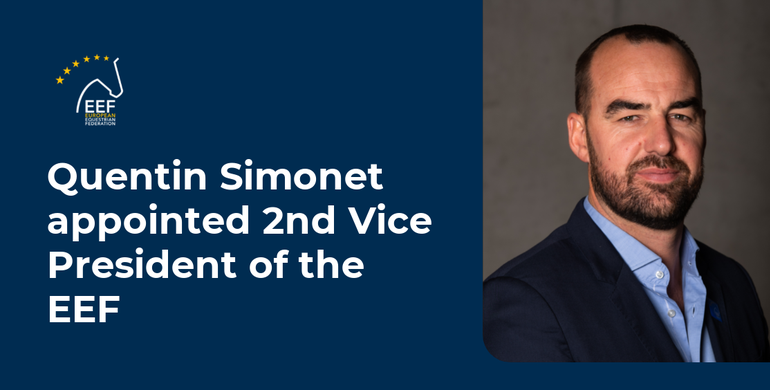 Quentin Simonet appointed 2nd Vice President of the EEF