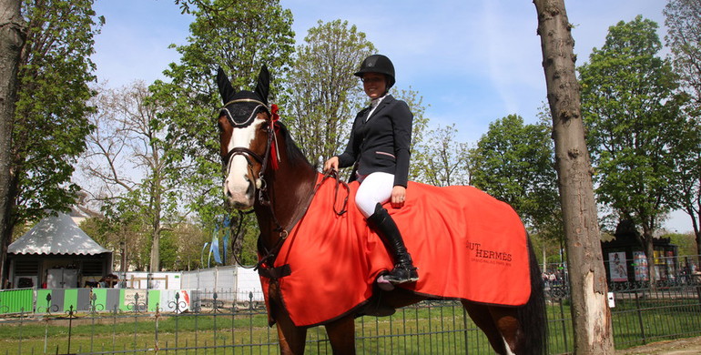 Victoria Gulliksen makes it a win in the Les Talents Hermès