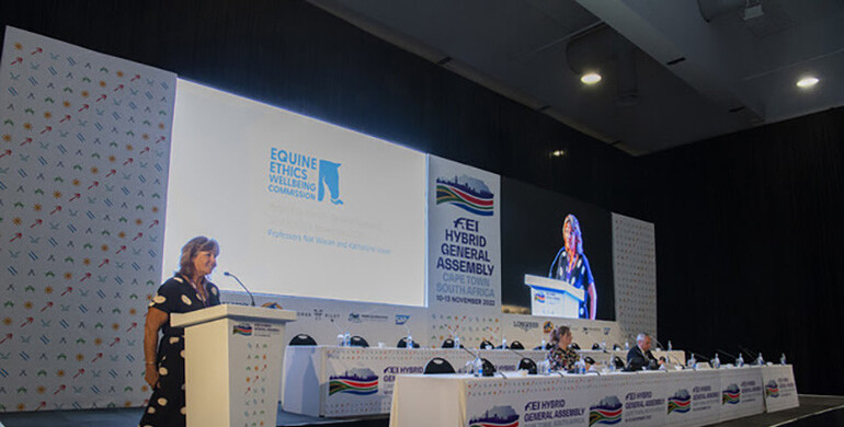 Highly anticipated Equine Ethics and Wellbeing Commission dominates Session discussions