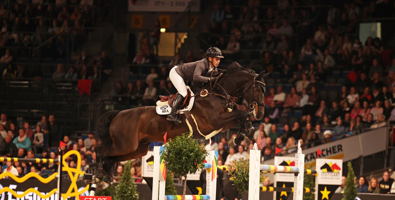 Chacanno Jra and Eiken Sato with Saturday's biggest win at Stuttgart German Masters