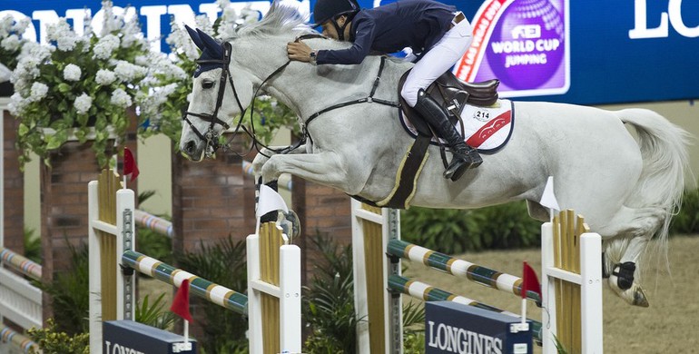 Bertram Allen to the top in the first leg of the Longines FEI World Cup Final