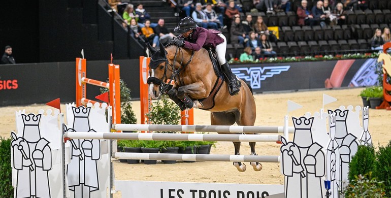 Penelope Leprevost and Texas open the 2023-edition of Longines CHI Classics Basel with a win in the Prize of Grand Hotel Les Trois Rois Basel