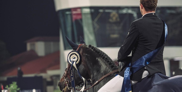 Kristaps Neretnieks with a one-two finish at the CSIO5* President of the UAE Showjumping Cup in Abu Dhabi