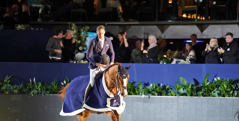 Daniel Deusser and Bingo Ste Hermelle best in the CSI5*-W 1.50m Telegraaf Prize at Jumping Amsterdam 2023