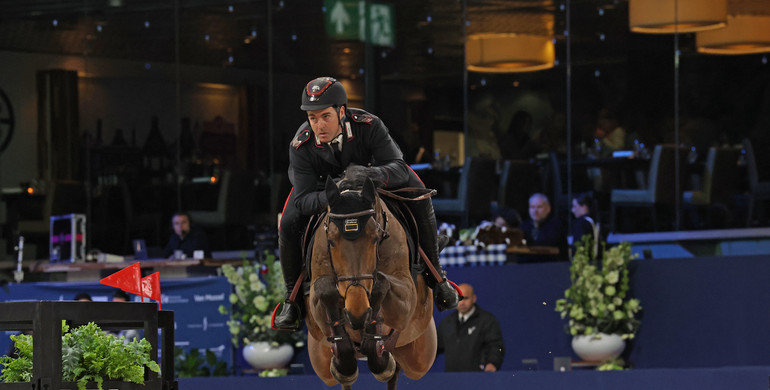 Emanuele Gaudiano and Chaccobeto top the CSI5*-W Provincie Noord-Holland Prize at Jumping Amsterdam 2023