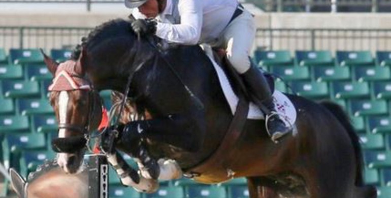 Todd Minikus and Con Capilot capture Kentucky Spring Horse show 1.45m open jumper victory