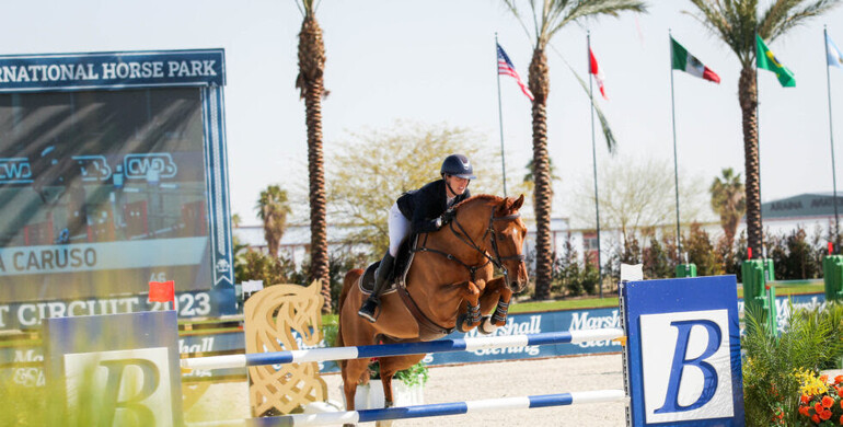 Katie Laurie rises from down under to win $50,000 CSI2* Grand Prix