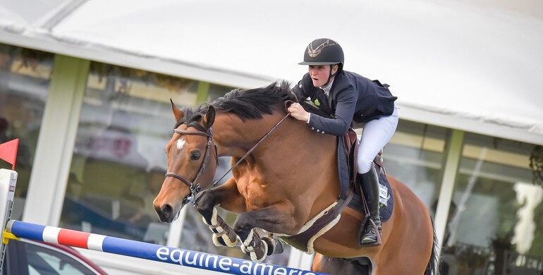 Con Quidam RB and Sanne Thijssen win the CSI4* 1.50m WKD Trophy at the Sunshine Tour