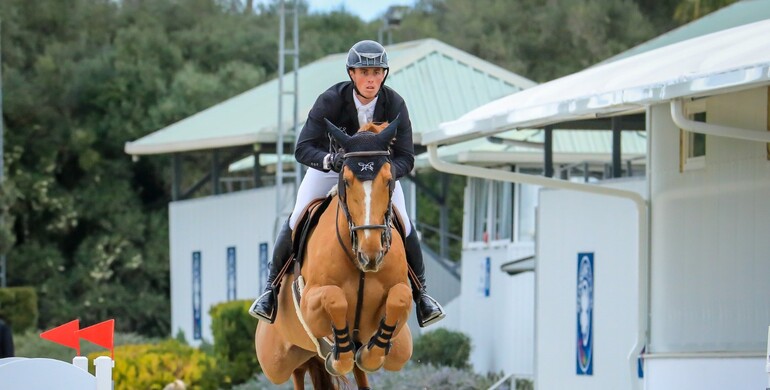 Tim Wilks and Diamanthella VG Z win the CSI4* Ayto Vejer Small Grand Prix at the Sunshine Tour