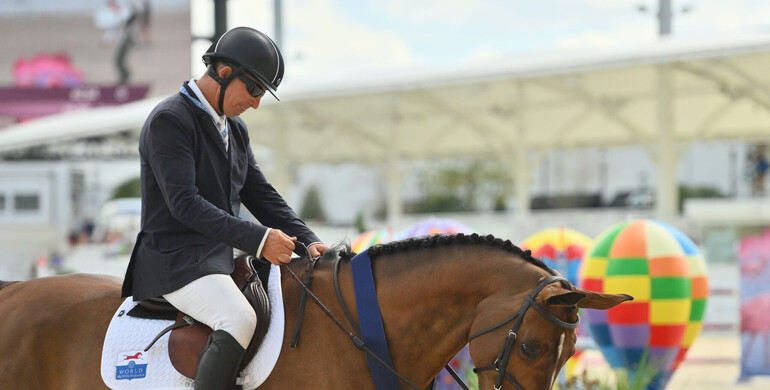 I Adermie R 4 gives Aaron Vale wings in the $40,000 1.45m CSI3* Speed