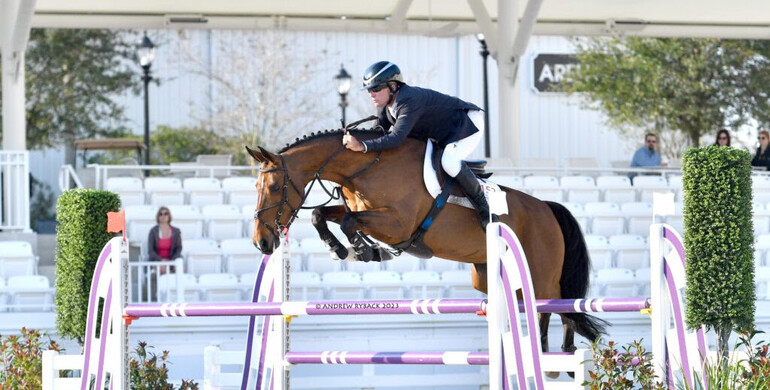 Aaron Vale earns second consecutive win with I Adermie R 4 in the $40,000 1.45m CSI3* Two Phase Special
