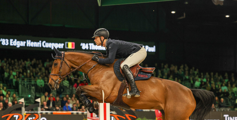 Max Kühner is the master of faster in the CSI5* 1.50m Audi Prize in 's-Hertogenbosch