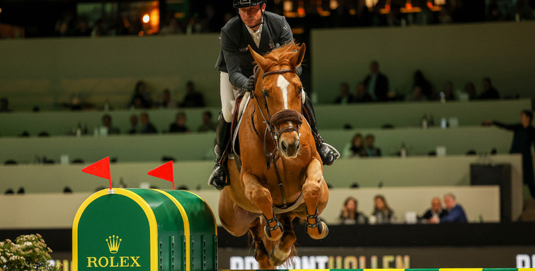 Julien Epaillard and Dubai du Cedre best in the CSI5* 1.45m Borek Prize at The Dutch Masters 2023