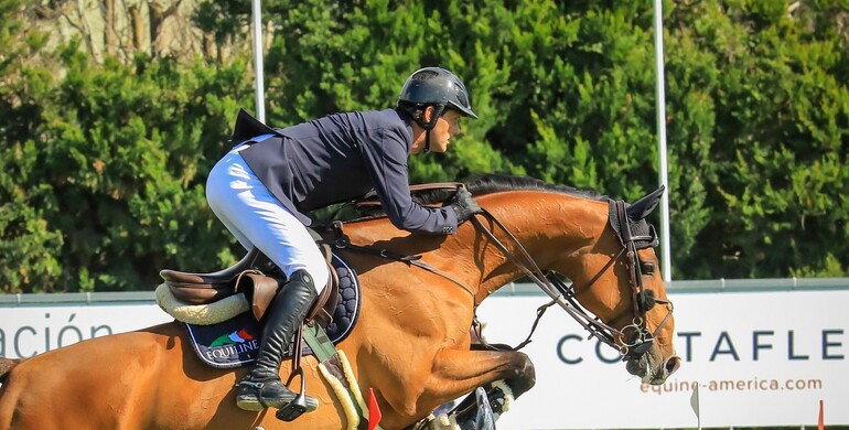 Billy Twomey and Lady Lou win the CSI4* La Equina Small Grand Prix at the Sunshine Tour