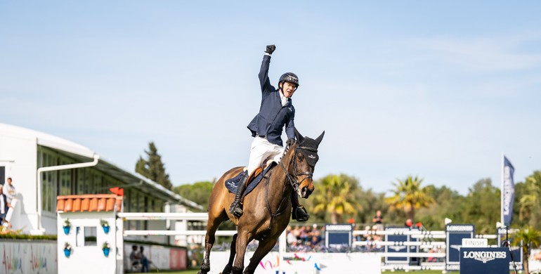 Michael Pender and HHS Calais to the top in the CSI4* 1.60m Andalucía Grand Prix at the Sunshine Tour