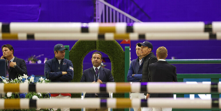 Thursday's course walk at the Longines FEI Jumping World Cup™ Final 2023 in images