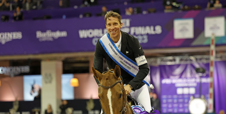 Henrik von Eckermann and King Edward crowned champions at the Longines FEI Jumping World Cup™ Final 2023