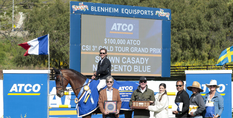 Shawn Casady and NKH Cento Blue finish at the top in $100,000 CSI3* ATCO Gold Tour Grand Prix