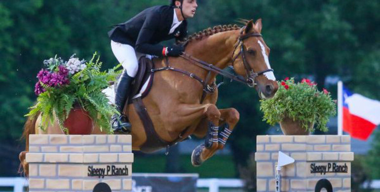 Emanuel Andrade and Clouwni break the beam with blazing victory in Hagyard Lexington Challenge