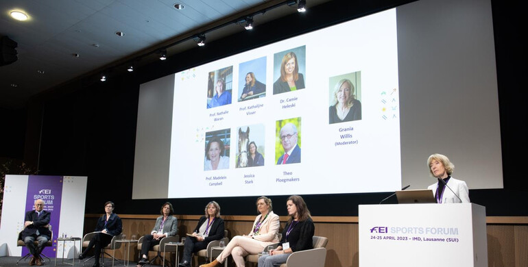 A ‘Good Life for Horses’ opens first day of FEI Sports Forum discussions
