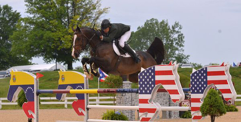 Déjà vu for Vale and Quidam's Good Luck, winning Hollow Creek Farms Grand Prix at Kentucky Spring Classic