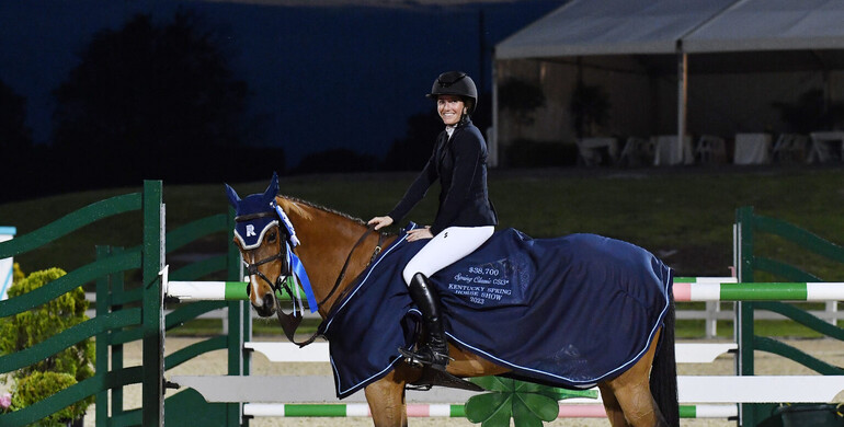 Ali Ramsay and Bonita VH Keizershof Z were strategically quick in earning the top spot in the $38,700 Kentucky Spring Classic 1.45m CSI3*