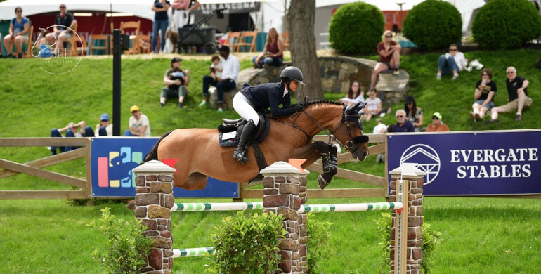 Gochman soars to win the $38,700 FEI 1.45m jump-off at 2023 Old Salem Farm Spring Horse Shows