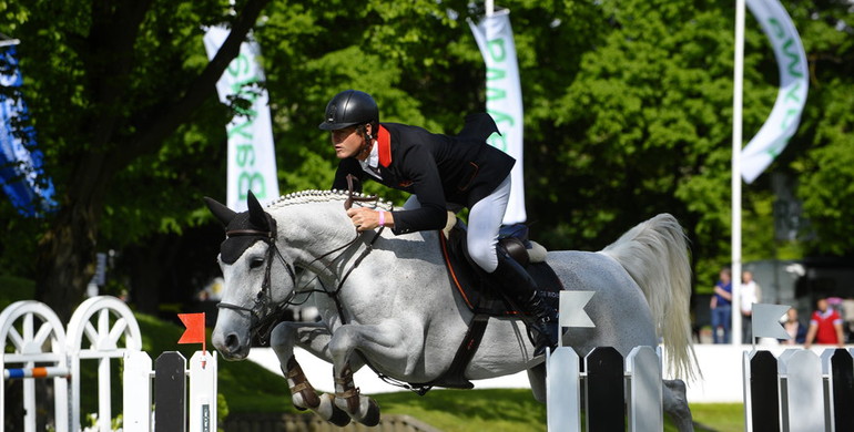 Bruce Goodin and Centina victorious in the Grand Prix in München