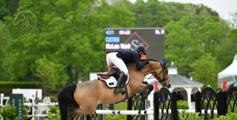 Ward claims third consecutive win in $38,700 FEI 1.45m jump-off at 2023 Old Salem Farm Spring Horse Shows