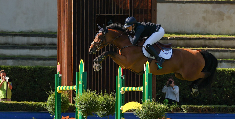 Jessica Burke and Inpulss best in the CSIO5* KEP Italy Prize at Piazza di Siena