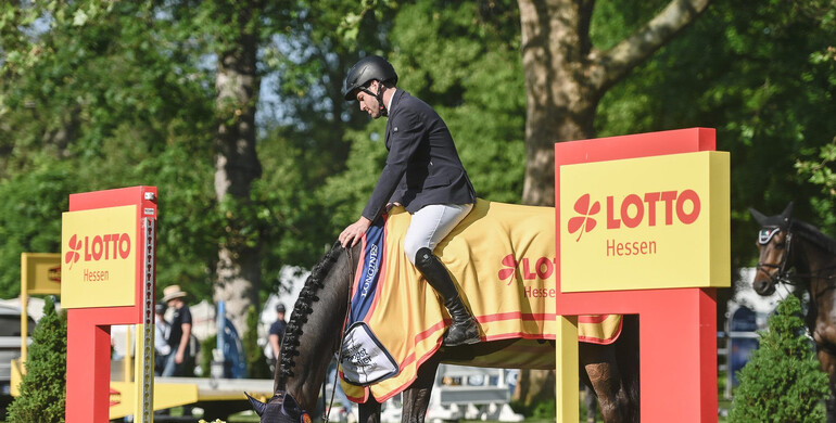 Maximilian Weishaupt and Nexus win the Lotto-Hessen Prize at CSI4* Wiesbaden
