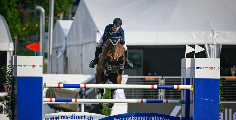 Harry Charles and Aralyn Blue best in the 1.50m Suttero Prize at Longines CSIO St. Gallen