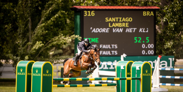 A win for Santiago Lambre and J'Adore van het Klinkhof on day one of the ‘Continental’, presented by Rolex