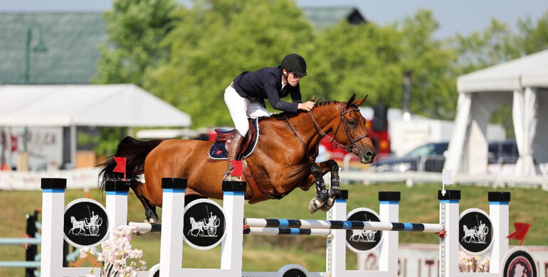 Karl Cook and Caracole de La Roque click to win $38,700 C. Jarvis Insurance 1.45m Welcome CSI2* at Split Rock Jumping Tour
