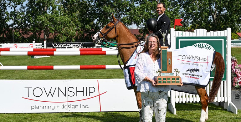 Kent Farrington and Creedance win the CSI5* Township Planning 1.50m at Spruce Meadows 'Continental'