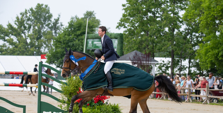 McLain Ward and and Quimi del Maset win the $226,000 FEI CSI4* Upperville Jumper Classic
