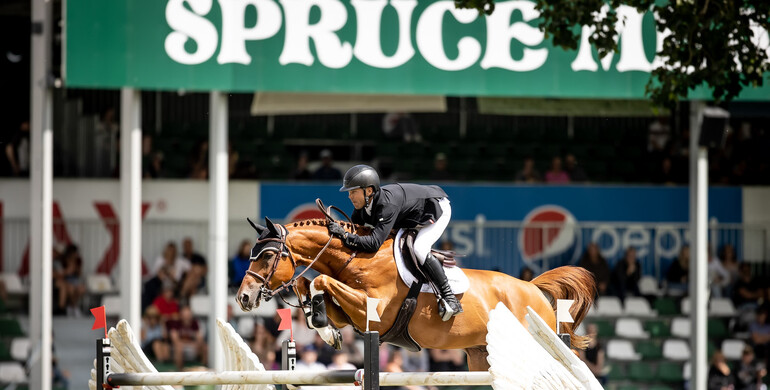 The horses and riders for CSI5* Spruce Meadows 'Pan American' 2023