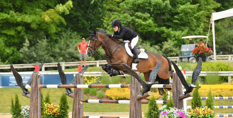 When it rains it pours: Katie Dinan scores second consecutive $145,100 CSI3* Grand Prix win