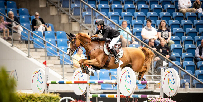 Marc Dilasser and E2K Abricot Ennemmelle fastest in the Prize of Handwerk at CHIO Aachen
