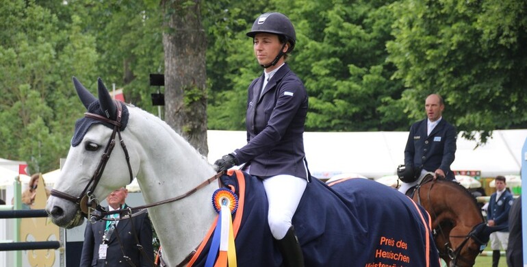 Katharina Offel and Charlie to the top in the DKB-Riders Tour GP qualifier in Wiesbaden