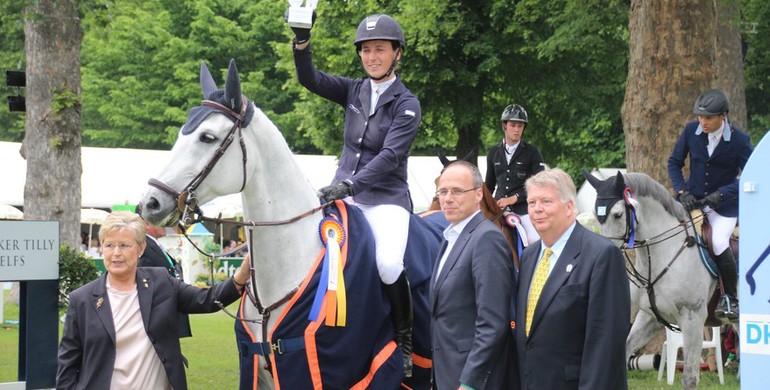 Kathi Offel and Alberto Michan leading riders in Wiesbaden