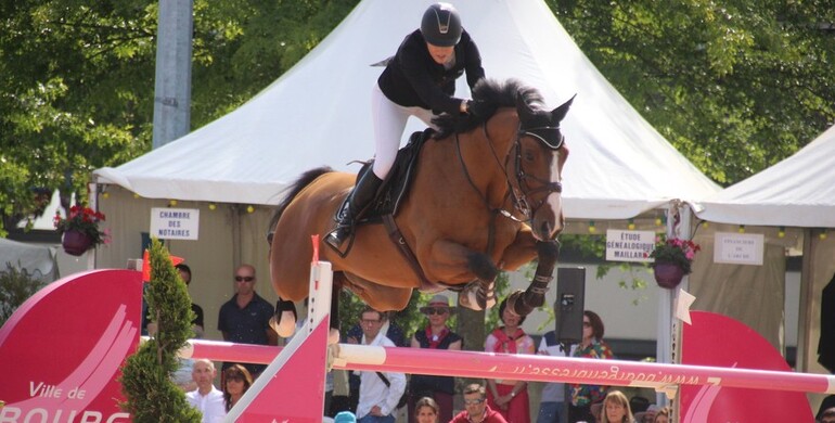 Laura Renwick and Abdelkebir Ouaddar leading riders in Bourg-en-Bresse