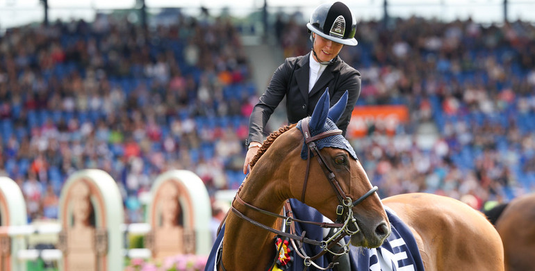 Jana Wargers and Dorette give everything to win the RWE Prize of North Rhine-Westphalia at CHIO Aachen