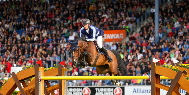 Nicola Philippaerts‘ Pandora van de Kruishoeve wins the Sparkassen Youngsters Cup Final at CHIO Aachen