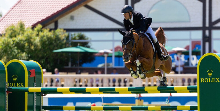 Kent Farrington and Landon win the CSI5* 1.60m Pan American Cup presented by Rolex at Spruce Meadows