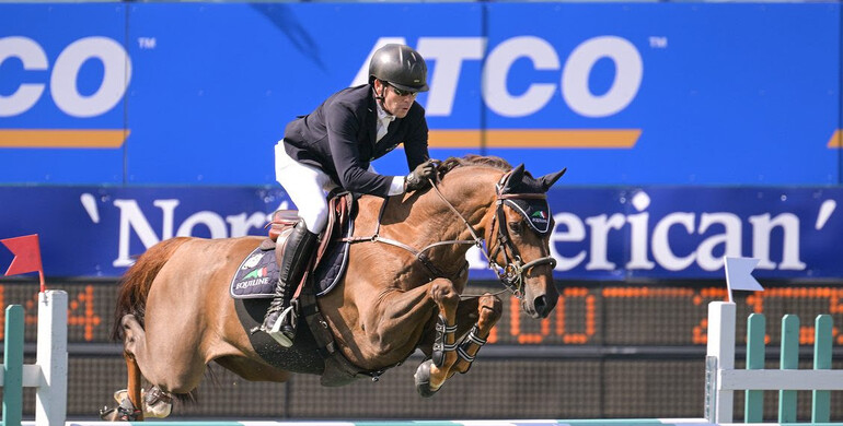 Conor Swail and Theo 160 top the CSI5* 1.50m The Entourage at Spruce Meadows