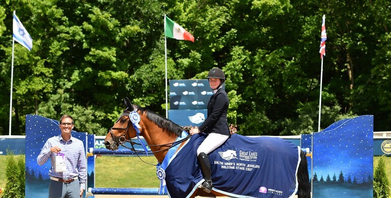 Cathleen Driscoll and Flotylla dazzle in $38,700 CSI3* Miner's North Jewelers Welcome Stake