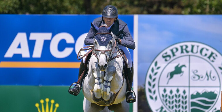 Nayel Nassar and Coronado victorious in the $1,000,000 CSI5* 1.60m ATCO Queen Elizabeth II Cup at Spruce Meadows